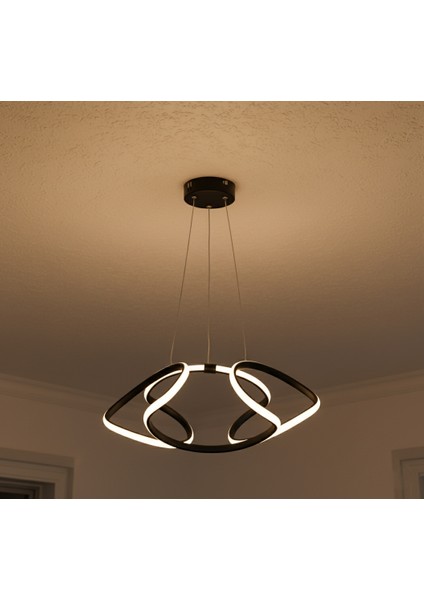 DG1159 Led-Rgb Avize – Beyaz/siyah (Yerli Üretim)