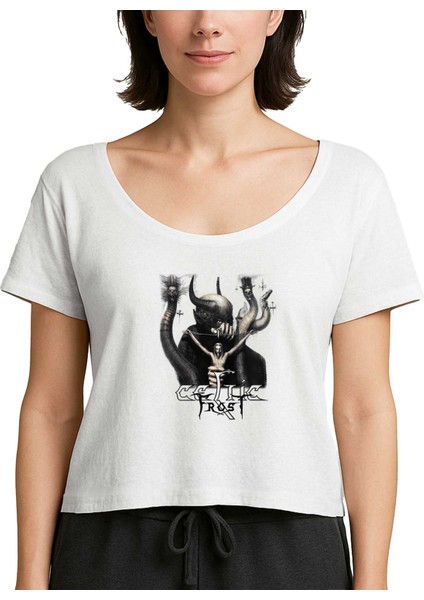 Celtic Frost To Mega Therion Beyaz Kadın Tişört