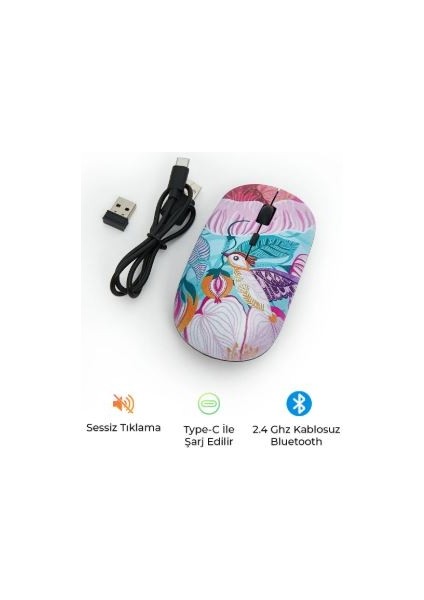 Gr-72 Kablosuz Mouse | Sessiz Tıklama, Ergonomik, 2.4g USB Alıcılı, Ofis & Oyun fiyatları