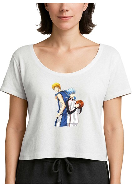 Ballers Without Anime Beyaz Kadın Tişört