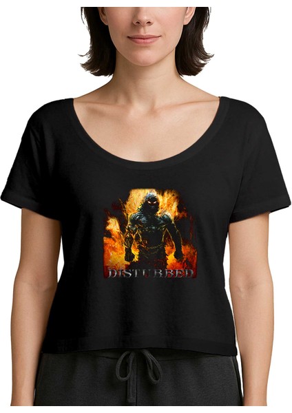 Disturbed Indestructible Siyah Kadın Tişört
