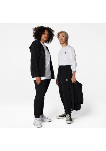 Classic Unisex Siyah Eşofman Altı