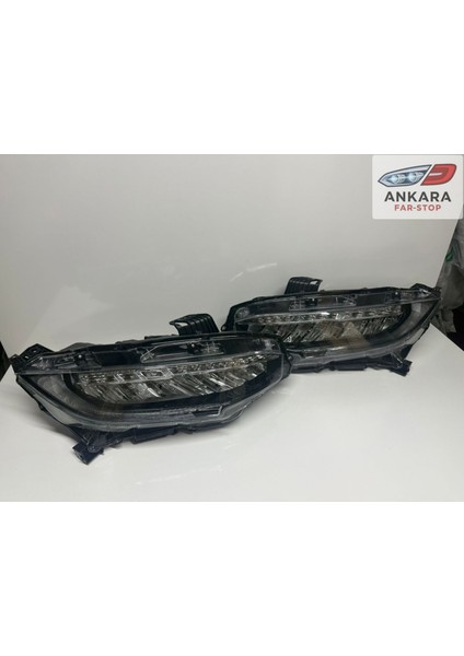 Honda Civic Fc5 2016 - 2021 Ön Far Lambası Sağ - Sol Takım Ledli Tip (Toplam 2 Far - Ledli Tip) fiyatları