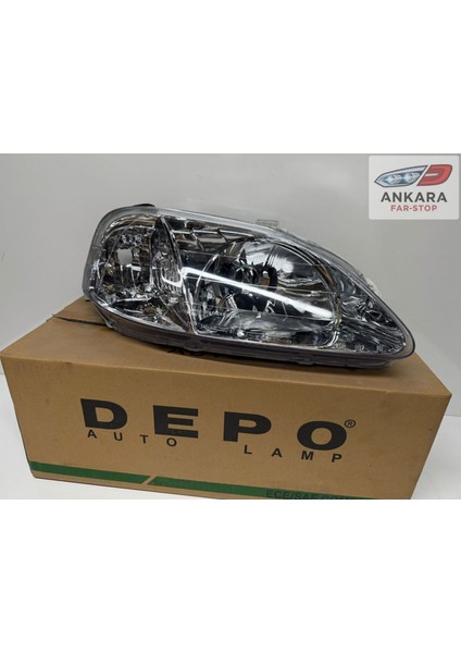 Honda Civic Ies Makyajlı Kasa Sedan 1999-2001 Far Lambası Sağ (Makyajlı Kasa-Sağ Far-Depo Marka) modelleri