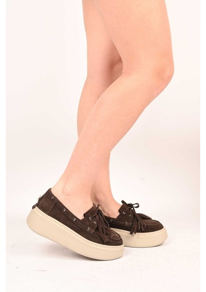 Bağcıksız Püsküllü Poli Taban Hakiki Deri Casual 334-7877-35 Kadın Ayakkabı fiyatları