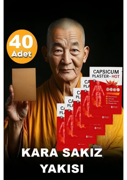 Kara Sakız Yakısı 40 Adet Nepal Kara Sakız Yakısı Kapsikumlu Hot