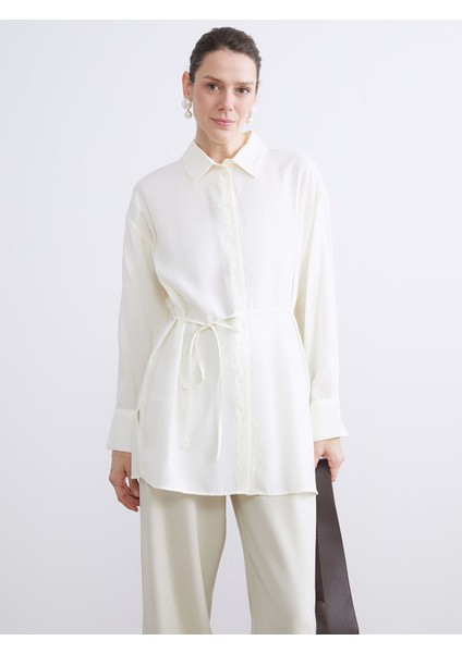 Yeni Sezon Dokulu Kadın Gömlek Tunik