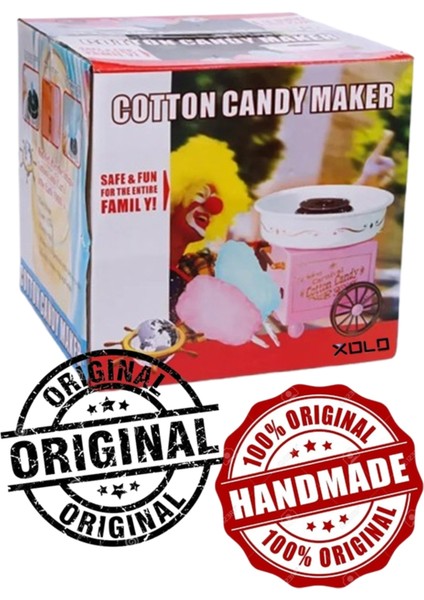 Evde Pamuk Şeker Yapma Makinesi 900W Sade Aromalı Retro Cotton Candy Maker fırsatları