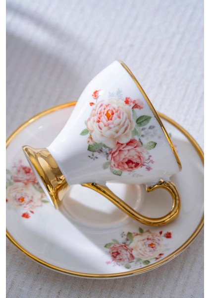 Linnea 6 Kişilik Porselen Kahve Fincan Takımı - 90 ml fiyatları