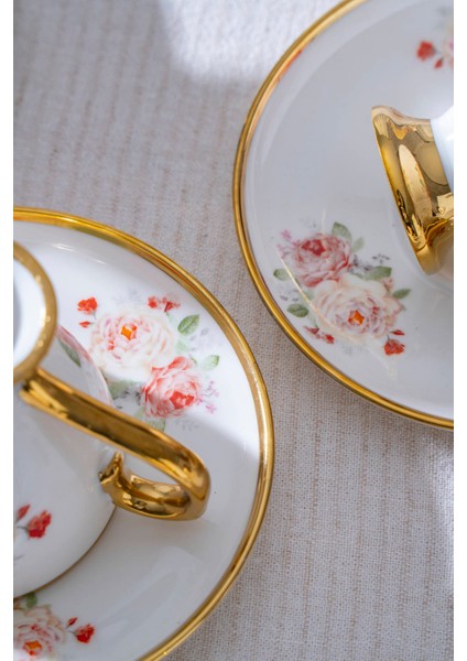 Linnea 6 Kişilik Porselen Kahve Fincan Takımı - 90 ml indirimleri