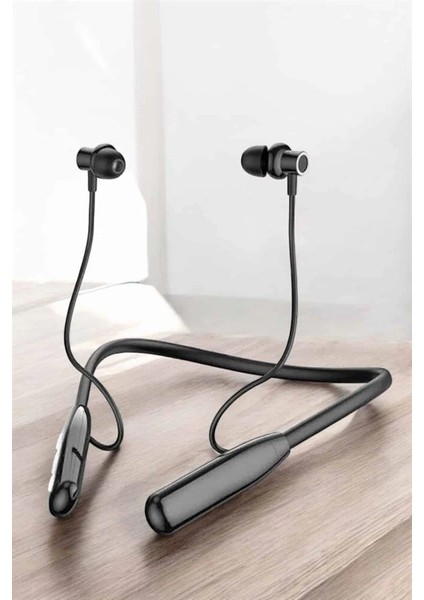 Boyun Askılı Bluetooth Kulaklık Uzun Şarj Süreli Dijital Göstergeli Kablolu indirimleri
