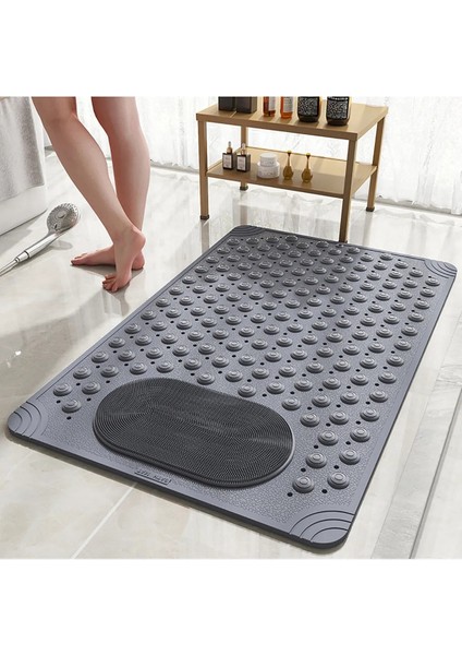 Vıvo Masajlı Vantuzlu Banyo Paspası & Kaydırmaz Zemin Duşakabin Paspası 36X70 cm V-162
