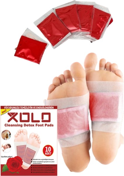 Gül Suyu Ayak Detoks Detox Bantları Toksin At Geceden Sabaha 10 Adet fırsatları