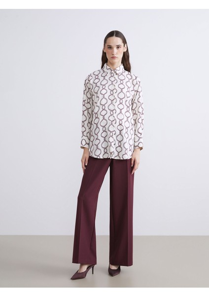 Yeni Sezon Desenli Saten Kadın Gömlek Tunik fiyatları