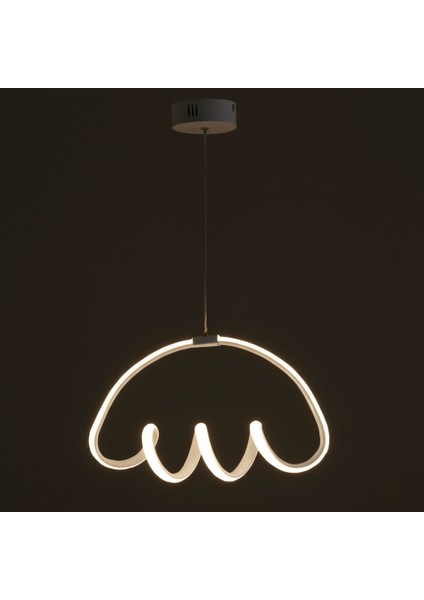 DG1165 Led-Rgb Avize – Beyaz/siyah (Yerli Üretim)