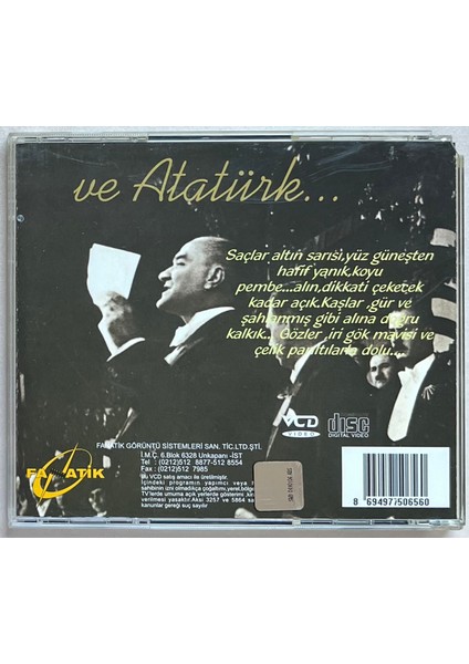 ve Atatürk CD (Orijinal Dönem Baskı Cd) fiyatları