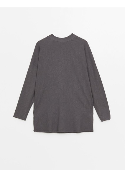 Yeni Sezon Kadın Bisiklet Yaka Düz Tunik indirimleri