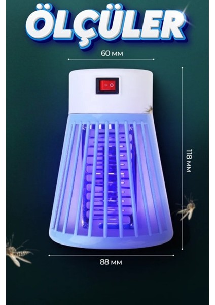 Priz Tipi Elektrikli Sinek Öldürücü Gece Lambası LTX01 Aç Kapa 7/24 fiyatları