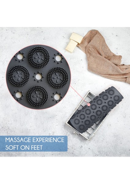 Vıvo 2 Adet Oval Masajlı Duşa Kabin Banyo & Küvet Paspası Vantuzlu 37X69 cm GRIV-142 fırsatları