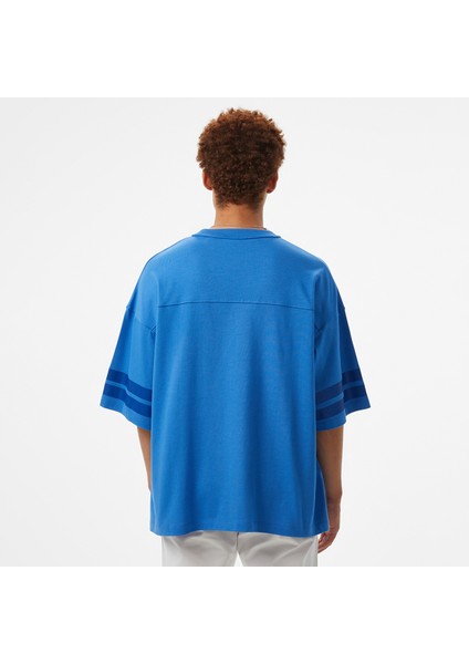 Hoss x Gant 49 Graphic Unisex Mavi T-Shirt fiyatları