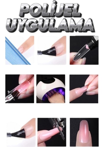 Kireç Beyazı Polygel Protez Tırnak Polijel Poly Gel 15 ml fiyatları