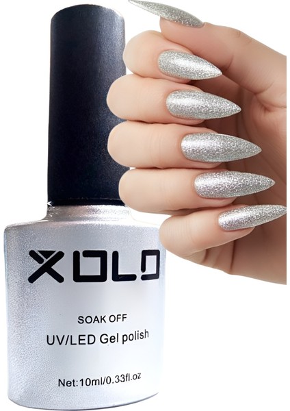 Kalıcı Oje 10 ml Simli Gri K035