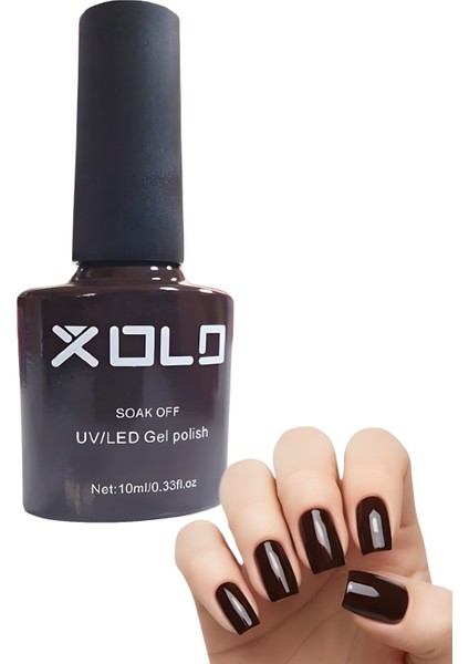 Kalıcı Oje 10 ml Kahve Çekirdeği Koyu Kahve K001