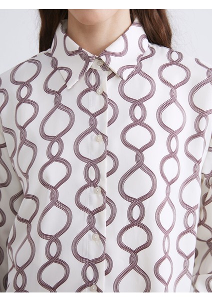 Yeni Sezon Desenli Saten Kadın Gömlek Tunik modelleri