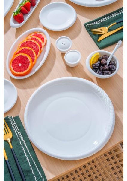 Alina 12 Kişilik 52 Parça Porselen Kahvaltı Takımı