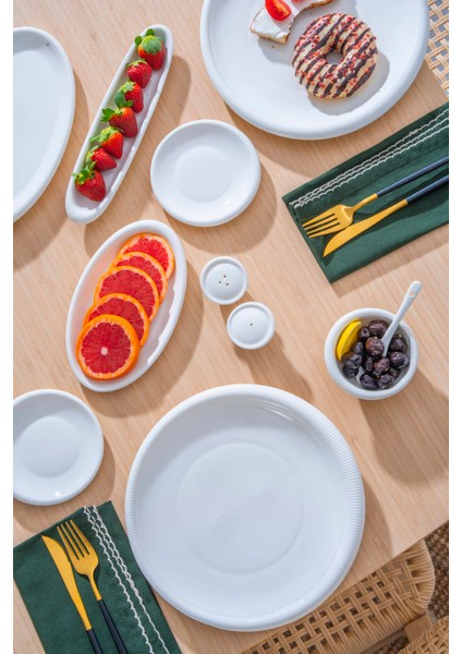 Alina 12 Kişilik 52 Parça Porselen Kahvaltı Takımı fiyatları