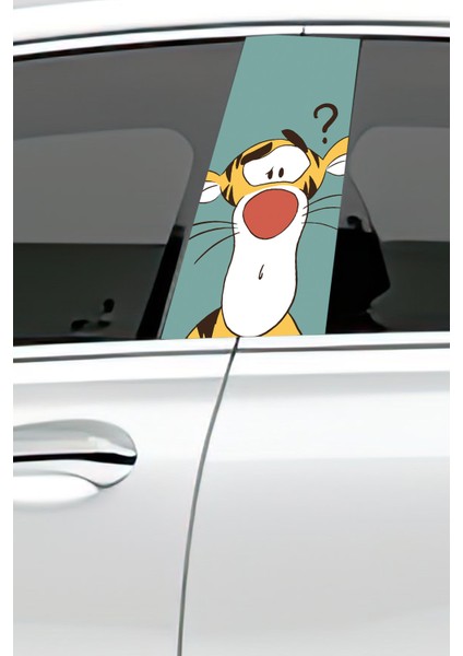 Araç Kapı Direk Kaplama Folyosu Desenli (Sağ Sol Takım) (2 Adet) - 22X50 cm fiyatları