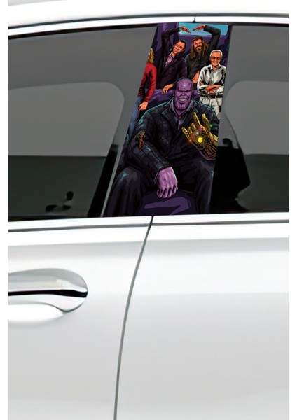 Araç Kapı Direk Kaplama Folyosu Desenli (Sağ Sol Takım) (2 Adet) - 22X50 cm fiyatları