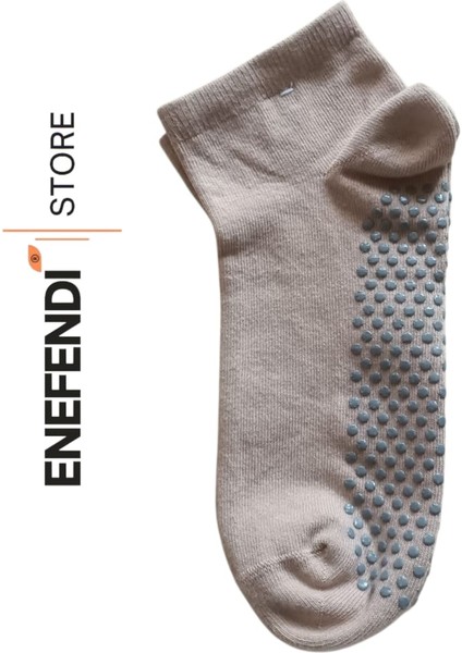 4 Çift Kaydırmaz Unisex Yoga, Pilates, Tavaf Çorabı | Spor Patik Çorap Beyaz|Gri |Siyah |Bej 36-40