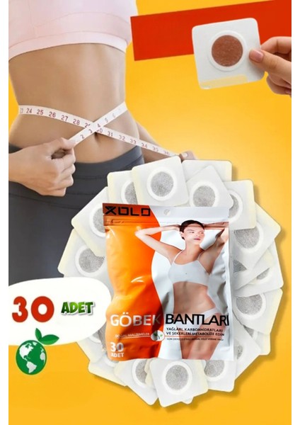 Göbek Bantları 30 Adet Karın Bölgesi Için Destekleyici Sıkılaştırma Slimming Belly Patch fırsatları