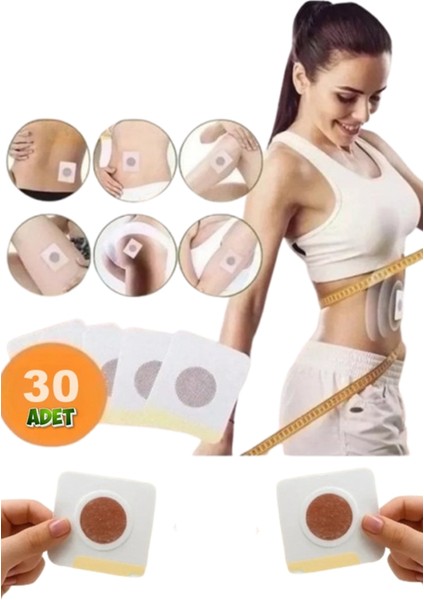 Göbek Bantları 30 Adet Karın Bölgesi Için Destekleyici Sıkılaştırma Slimming Belly Patch indirimleri