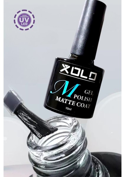 Kalıcı Oje Matte Top Coat 10 ml Jel Oje Için Mat Sabitleyici Bitiş Katı