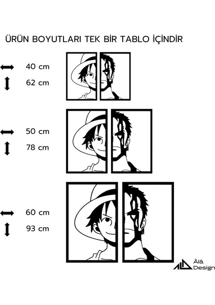 One Piece Temalı Ahşap Duvar Tablosu indirimleri