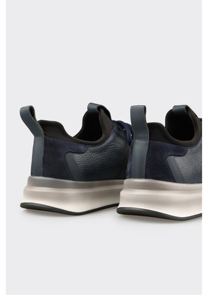 Lacivert Deri Erkek Spor Ayakkabı indirimleri