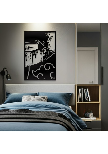 Akatsuki Naruto Temalı Ahşap Duvar Tablosu fiyatları