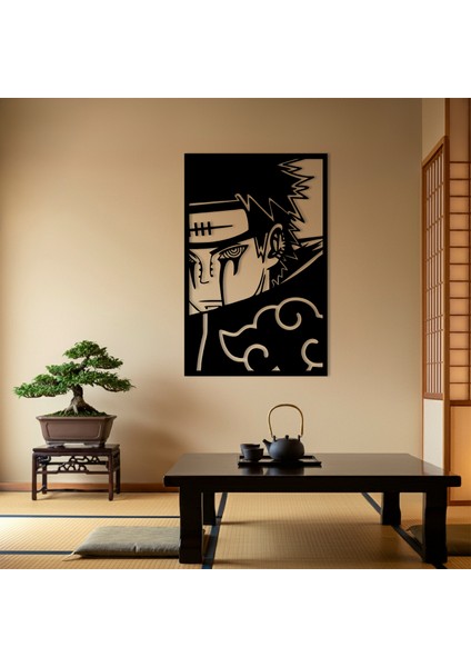 Akatsuki Naruto Temalı Ahşap Duvar Tablosu fırsatları