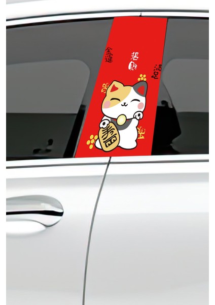 Araç Kapı Direk Kaplama Folyosu Desenli (Sağ Sol Takım) (2 Adet) - 22X50 cm fiyatları