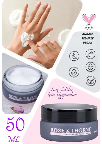 El Cilt Bakım Kremi Yaşlanma Karşıtı 50 ml Nemlendirici Argan Yağı Hyalüronik Asit Kolajen