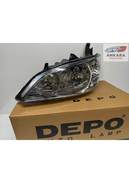 Honda Civic Vtec 2 2004 - 2006 Ön Far Lambası Sol Sedan (Vtec 2 Makyajlı Kasa - Sol Far - Depo Marka) modelleri