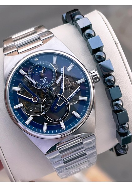 Otomatik ve Manuel Kurmalı Mehtap ve Güneş Kadranlı 3 Atm Erkek Kol Saat FDK.14269.K5