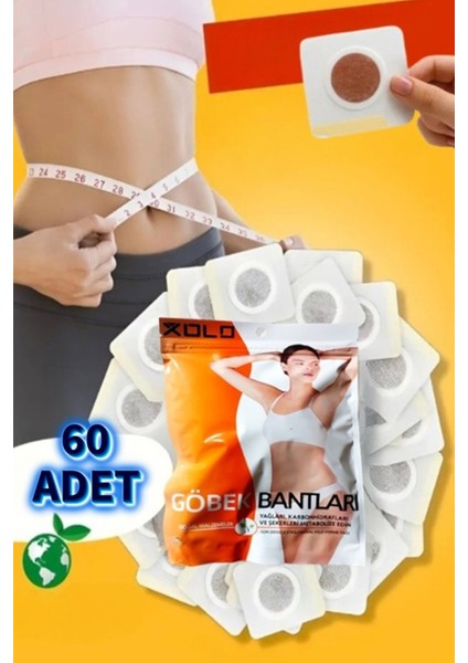 Göbek Bantları 60 Adet Karın Bölgesi Için Destekleyici Sıkılaştırma Slimming Belly Patch modelleri