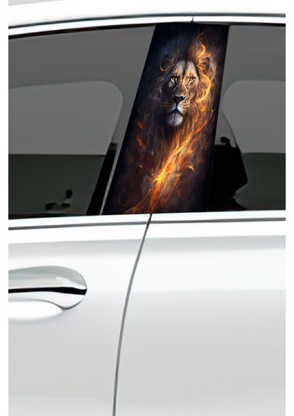 Araç Kapı Direk Kaplama Folyosu Desenli (Sağ Sol Takım) (2 Adet) - 22X50 cm fiyatları