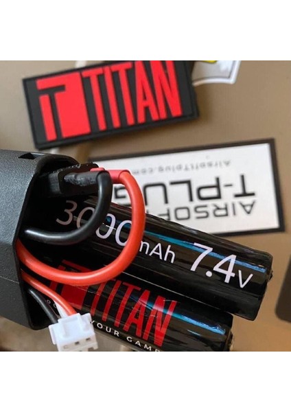 3000MAH 7.4V Nunchuck Tamıya Airsoft Li Ion Pil - 1154 fiyatları