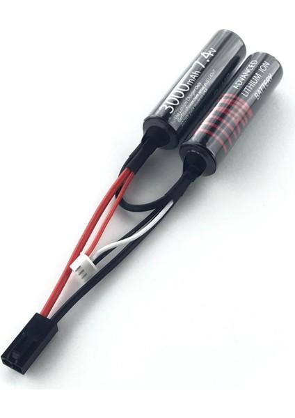 3000MAH 7.4V Nunchuck Tamıya Airsoft Li Ion Pil - 1154 indirimleri