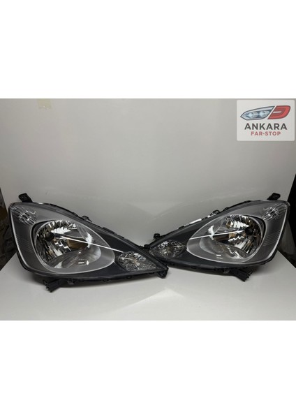 Honda Jazz 2009 - 2011 Ön Far Lambası Sağ - Sol Takım Elektrikli Tip - Motorsuz (Toplam 2 Far) fiyatları