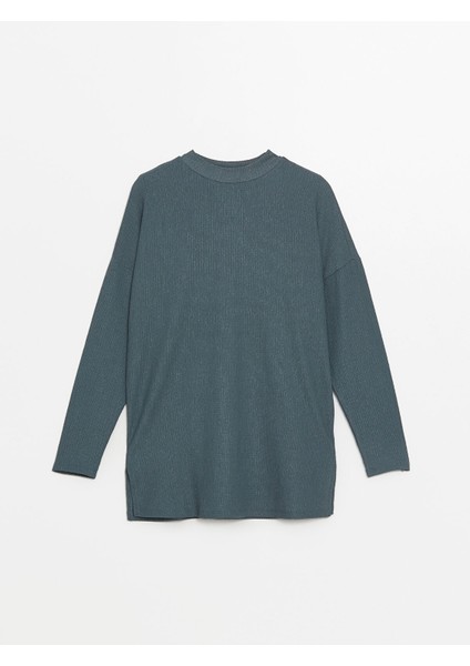 Yeni Sezon Kadın Bisiklet Yaka Düz Tunik indirimleri